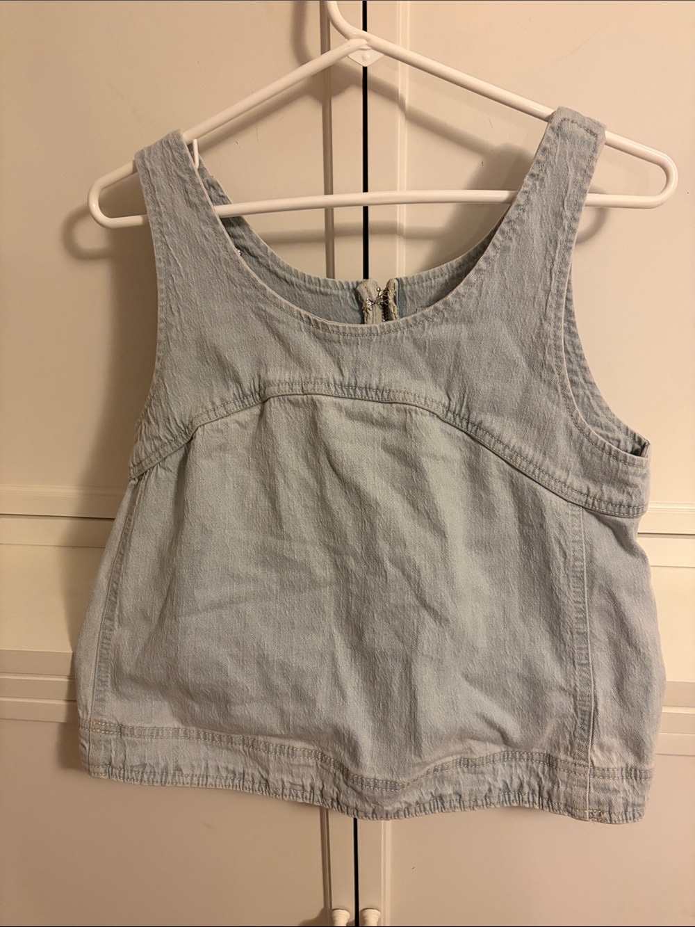 Velvet Heart Pale Blue Denim Tank